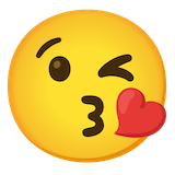 face-blowing-a-kiss Emoji google