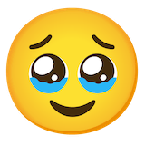 face-holding-back-tears Emoji google