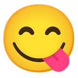 face-savoring-food Emoji google