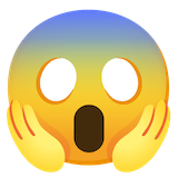 face-screaming-in-fear Emoji google