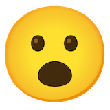 face-with-open-mouth Emoji google