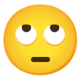 face-with-rolling-eyes Emoji google