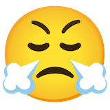 face-with-steam-from-nose Emoji google