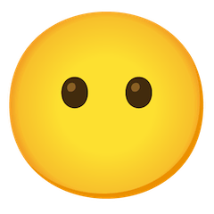 Gesicht ohne Mund Emoji Google Android, Chromebook