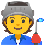 factory-worker Emoji google