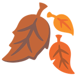 fallen-leaf Emoji google