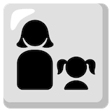 family-woman-girl Emoji google