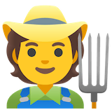 farmer Emoji google