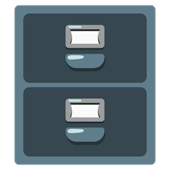 File Cabinet Emoji on Google Android and Chromebooks