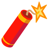 firecracker Emoji google