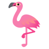 flamingo Emoji google