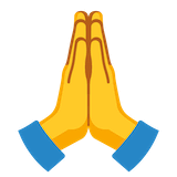 folded-hands Emoji google
