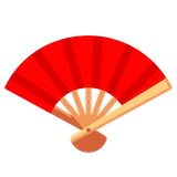 folding-hand-fan Emoji google