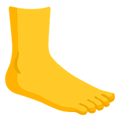 🦶 Foot Emoji on Google Android and Chromebooks