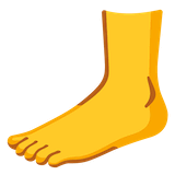 foot Emoji google