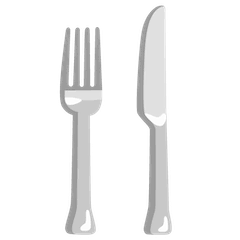 Forchetta e coltello Emoji Google Android, Chromebook