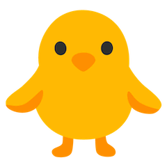 Front-Facing Baby Chick Emoji on Google Android and Chromebooks