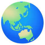 globe-showing-asia-australia Emoji google