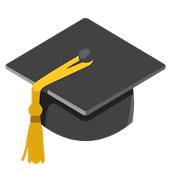 Graduation Cap Emoji on Google Android and Chromebooks