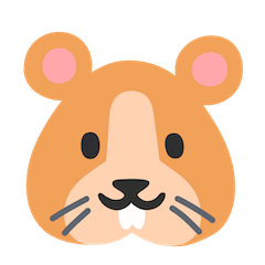 Hamster Emoji on Google Android and Chromebooks