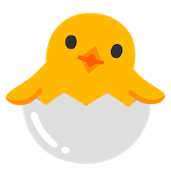 🐣 Hatching Chick Emoji on Google Android and Chromebooks