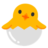 hatching-chick Emoji google
