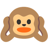 hear-no-evil-monkey Emoji google