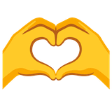 heart-hands Emoji google