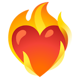 heart-on-fire Emoji google