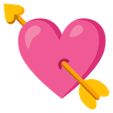 heart-with-arrow Emoji google