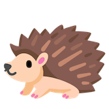 hedgehog Emoji google