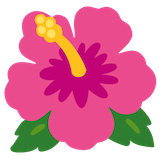 hibiscus Emoji google
