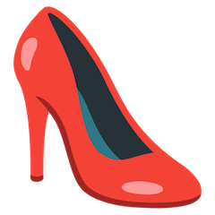 👠 High-heeled Shoe Emoji on Google Android and Chromebooks