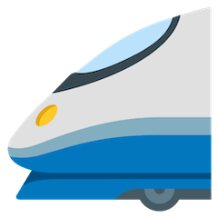 🚄 High-Speed Train Emoji on Google Android and Chromebooks