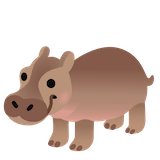 hippopotamus Emoji google