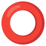 hollow-red-circle Emoji google