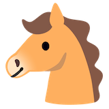 horse-face Emoji google