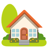 house-with-garden Emoji google