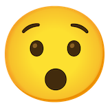 hushed-face Emoji google