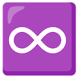 infinity Emoji google