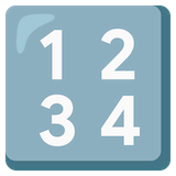 input-numbers Emoji google