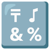 input-symbols Emoji google