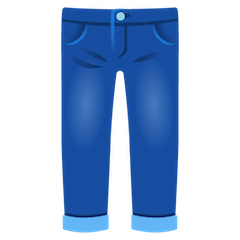 Jeans Emoji on Google Android and Chromebooks