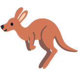 kangaroo Emoji google
