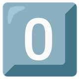 keycap-0 Emoji google