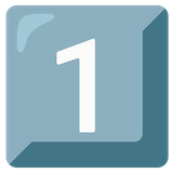 keycap-1 Emoji google