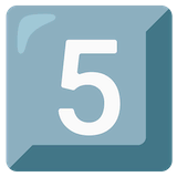 keycap-5 Emoji google