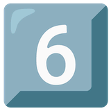 keycap-6 Emoji google