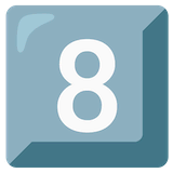 keycap-8 Emoji google