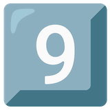 keycap-9 Emoji google
